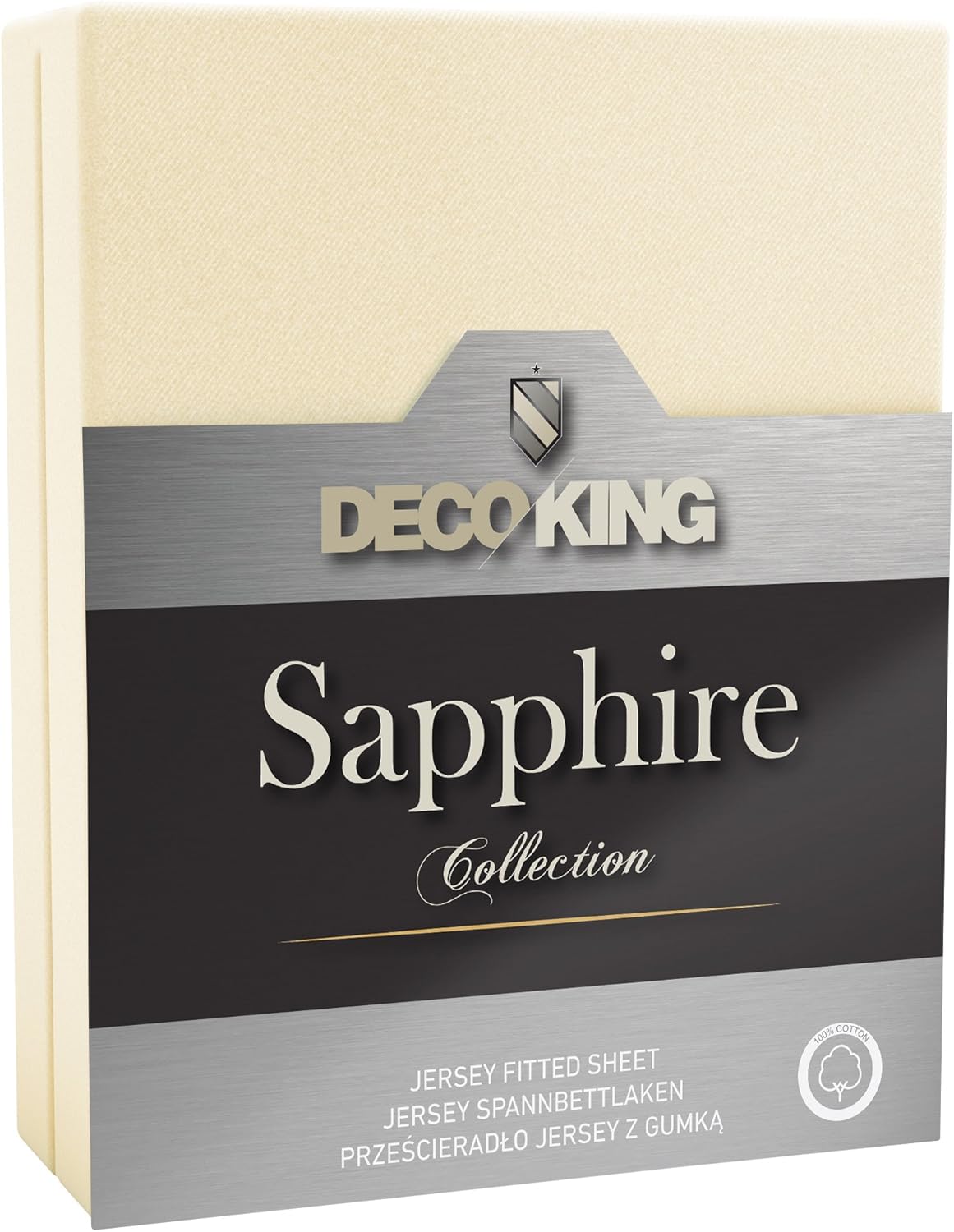 decoking 床笠180 x 200 – 200 x 220 cm 棉质针织床笠蓝宝石系列